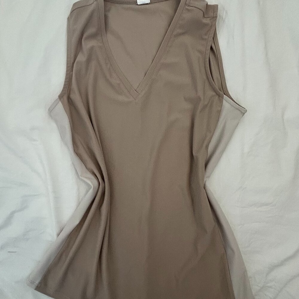 WynneLayers Luxe Crepe Work Blouse with Sideseam Panel Size XS